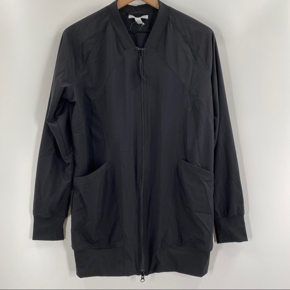 Zella- Black Lightweight Active Jacket 2 Pocket - Picture 1 of 7